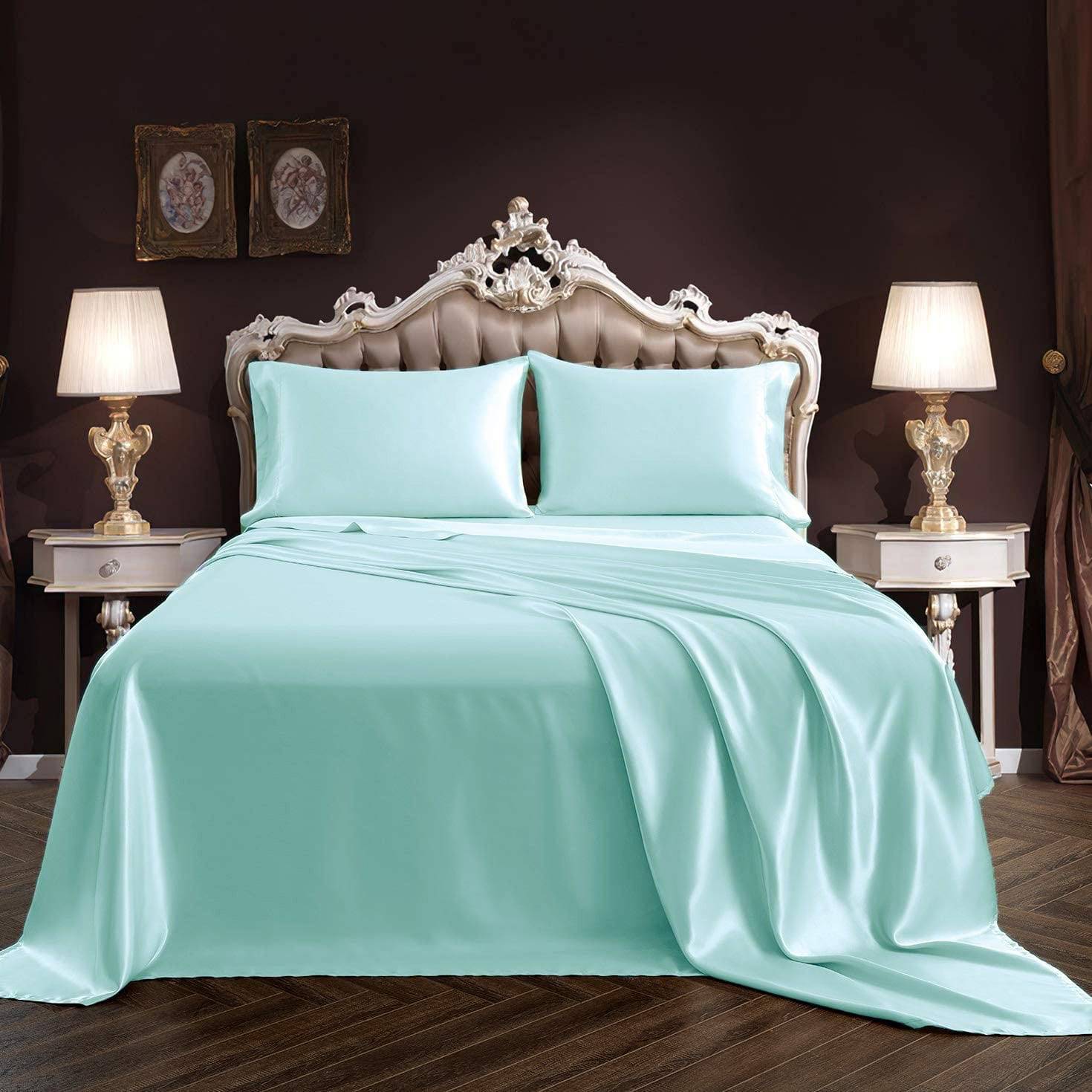 Luxury 100% 22 Momme 3PCS Pure Silk Flat Sheet Set