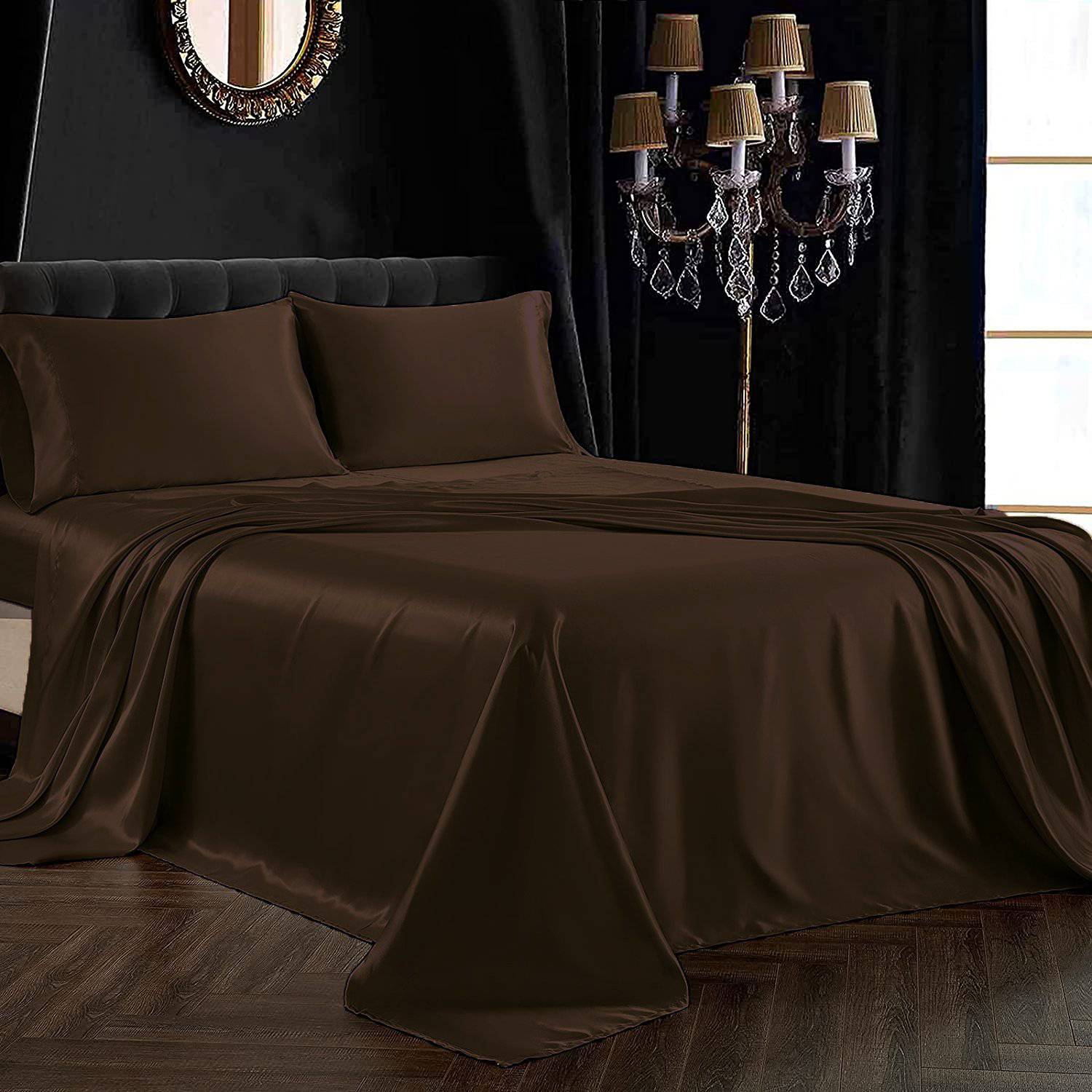 Luxury 100% 22 Momme 3PCS Pure Silk Flat Sheet Set