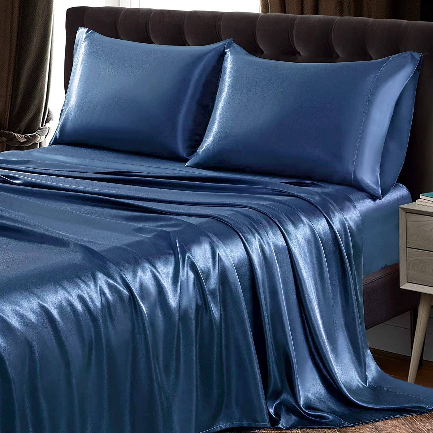 Luxury 100% 22 Momme 3PCS Pure Silk Flat Sheet Set