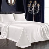 Luxury 100% 25 Momme 3PCS Pure Silk Flat Sheet Set