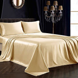 Luxury 100% Silk Bedding 19 Momme Pure Silk Flat Sheet