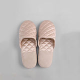 Luxury Soft Silk Home Slippers For Women Silk Travel Slippers Soft-Soled Slippers