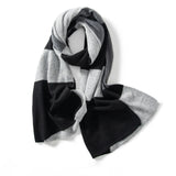 Mixed Colors 100% Cashmere Scarf Long Cashmere Shawl and Wraps for Winter