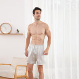 Mens Silk Boxers Comfortable Silk Short Pants