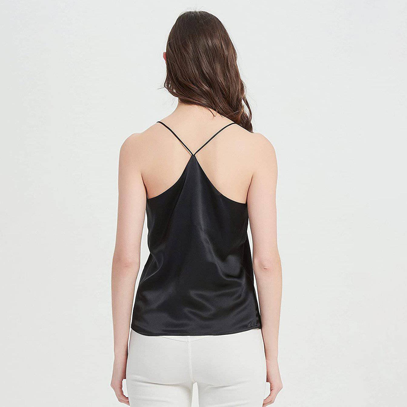 Mulberry Women Silk Camisole  Sexy Silk Ladies Tops Shirt -  slipintosoft