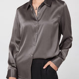 Silk Blouse for Women 100 pure silk long sleeves cool smooth tops