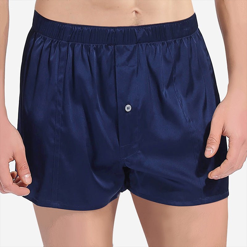 22momme Fitted Draping Silk Boxer for Men silk short pants underwear