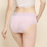 Silk high waist underwear women's lace shorts mulberry silk knitted briefs - slipintosoft