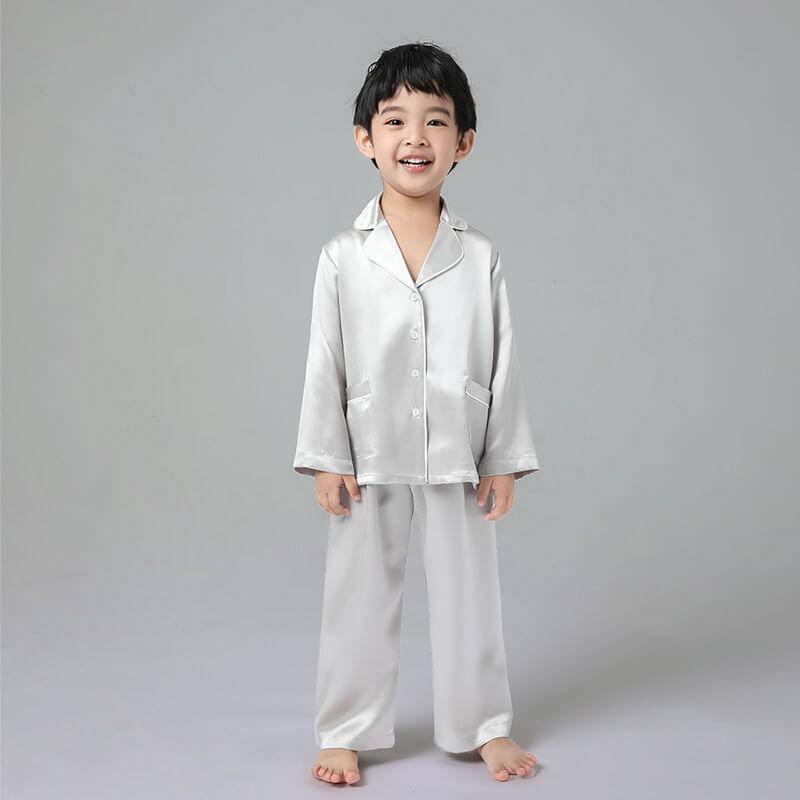 Silk Pajama Set For Boys Silk Pajamas Child's Silk Sleepwear