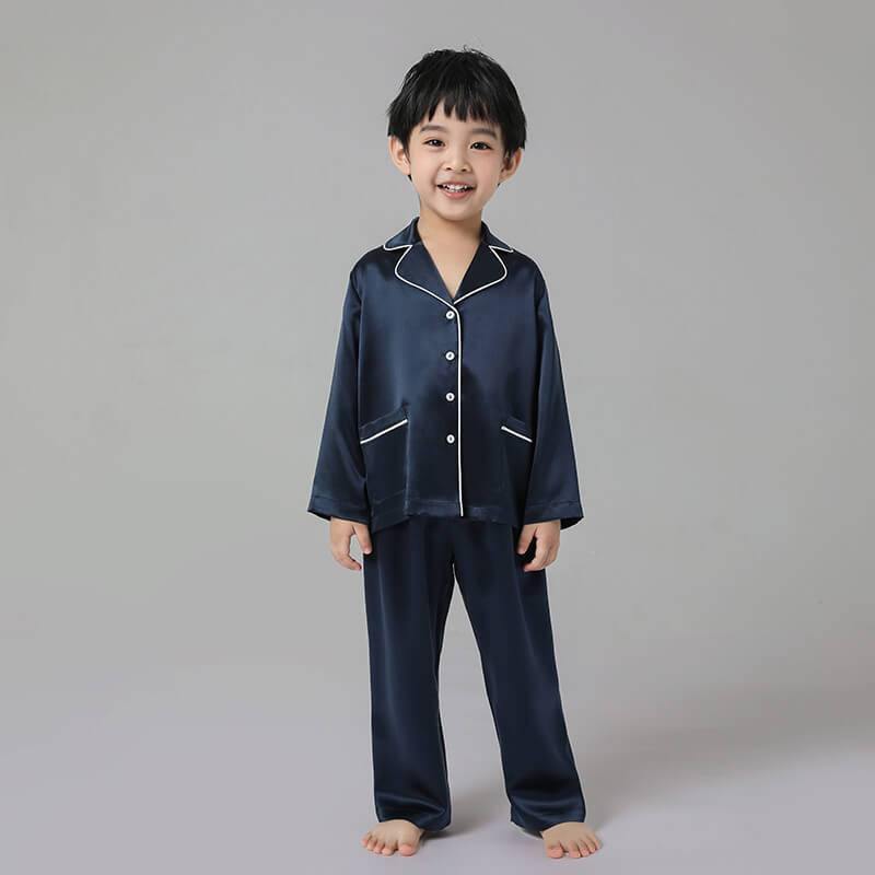 Silk Pajama Set For Boys Silk Pajamas Child's Silk Sleepwear