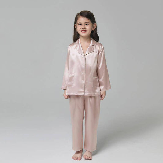 Silk Pajama Set For Kids' Gifts Silk Sleepwear For Kids