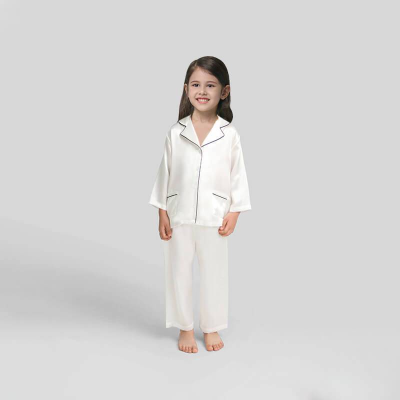 Silk Pajama Set For Kids' Gifts Silk Sleepwear For Kids