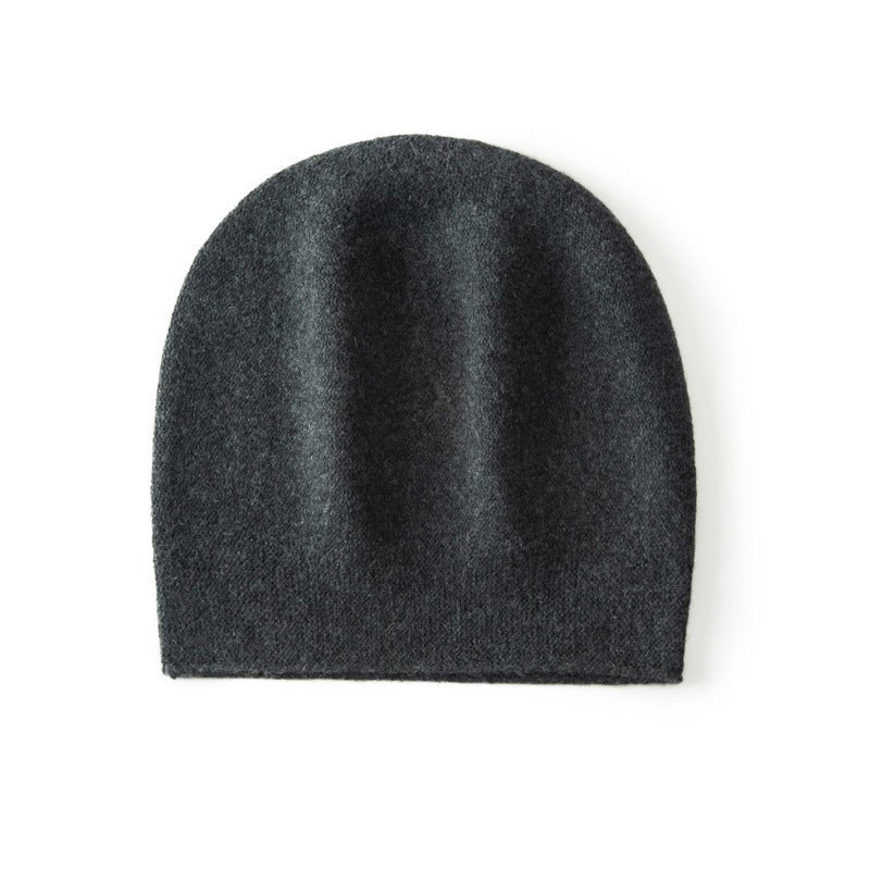 Unisex Warm Winter Hat Cashmere Beanie Hat Cashmere Double - Layered Ski Cap Cashmere Hats