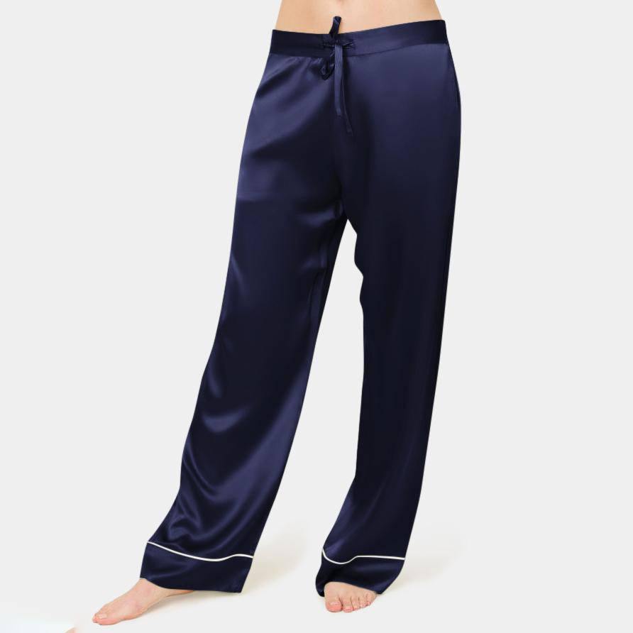 Women Silk Pants Silk Long Pants luxury Mulberry Women Silk Pajamas Pants - slipintosoft