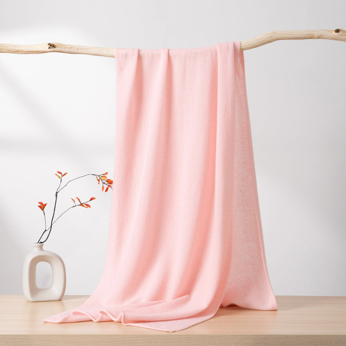 Womens Large Cashmere Scarf Throw Blanket Long Cashmere Shawl