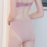 Women's silk underwear breathable mid-waist mulberry silk briefs seamless shorts - slipintosoft