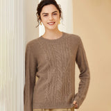 Mock Neck Cashmere Sweater For Women Long Sleeve Pullover Cashmere Tops - slipintosoft