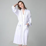 Long Silk Nightgown And silk Robe Set white silk robe white silk gown silk two piece set